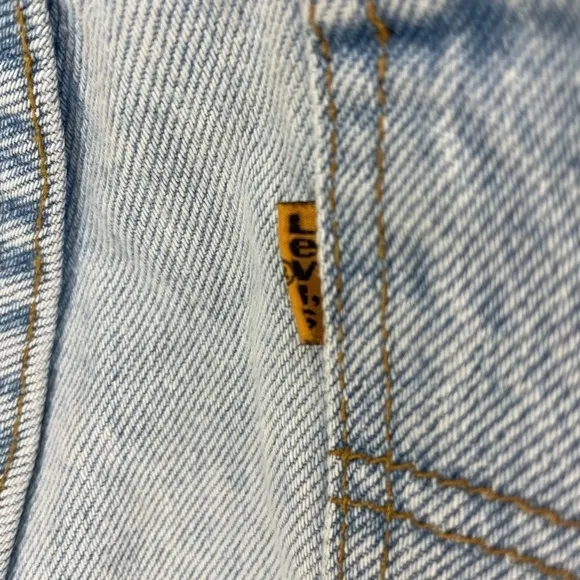 VINTAGE 1990’S 551 LEVI’S ORANGE TAB SHORTS 14​​​​​​​​​​