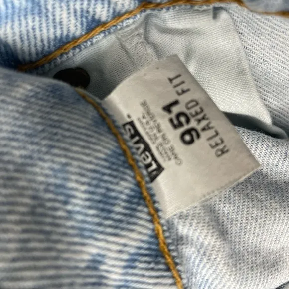 VINTAGE 1990’S 551 LEVI’S ORANGE TAB SHORTS 14​​​​​​​​​​