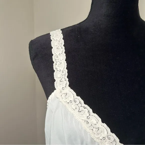 Vintage 70s White Slip Dress