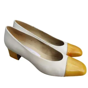 Vintage 90s Cap Toe kitten Heels sz 7/7.5