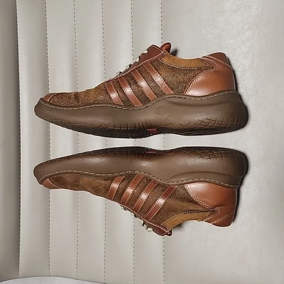 VINTAGE 90s Y2K Steve Madden Shooter Leather Oxfords 8 Sneakers Funky Retro
