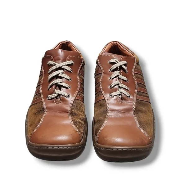 VINTAGE 90s Y2K Steve Madden Shooter Leather Oxfords 8 Sneakers Funky Retro
