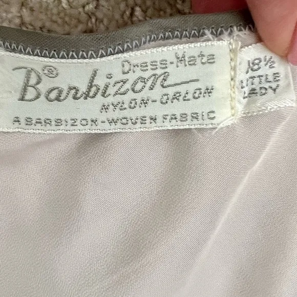Vintage Barbizon 1960s Lace Slip Dress