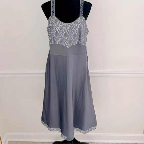 Vintage Barbizon 1960s Lace Slip Dress
