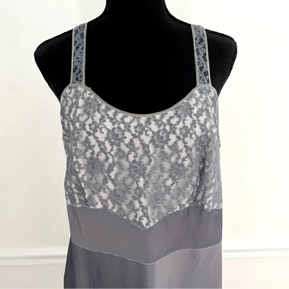 Vintage Barbizon 1960s Lace Slip Dress