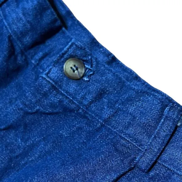 Vintage Charter Club High-Waisted Mom Jeans Dark Wash Pleated Denim Size 4