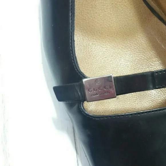Vintage Gucci SquareToe Slingback Heels Size 6.5
