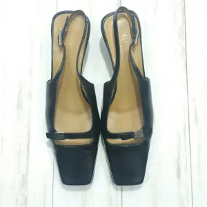 Vintage Gucci SquareToe Slingback Heels Size 6.5