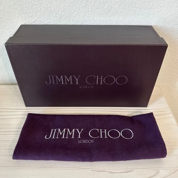 Vintage Jimmy Choo Kitten Heels Black Leather 39