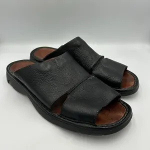 Vintage Johnston &amp; Murphy Men's Sandals Brown Leather Comfort Slip-On Size 13