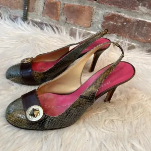 Vintage Kate Spade Slingback Heels, Size 7.5