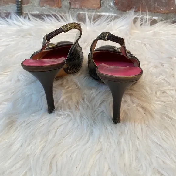Vintage Kate Spade Slingback Heels, Size 7.5