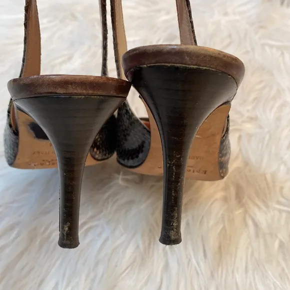 Vintage Kate Spade Slingback Heels, Size 7.5