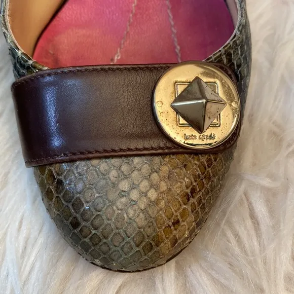Vintage Kate Spade Slingback Heels, Size 7.5