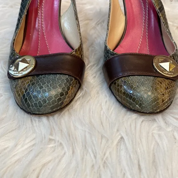 Vintage Kate Spade Slingback Heels, Size 7.5