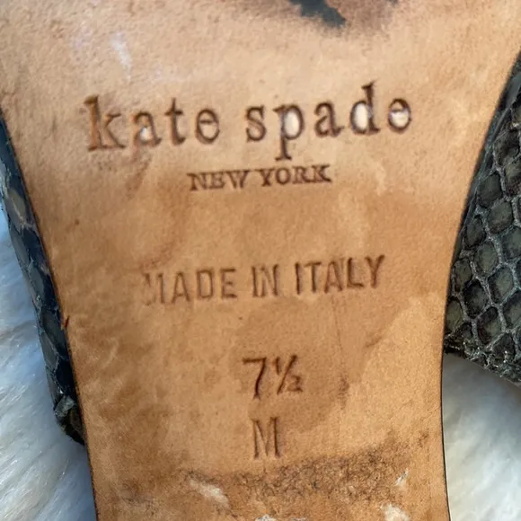 Vintage Kate Spade Slingback Heels, Size 7.5