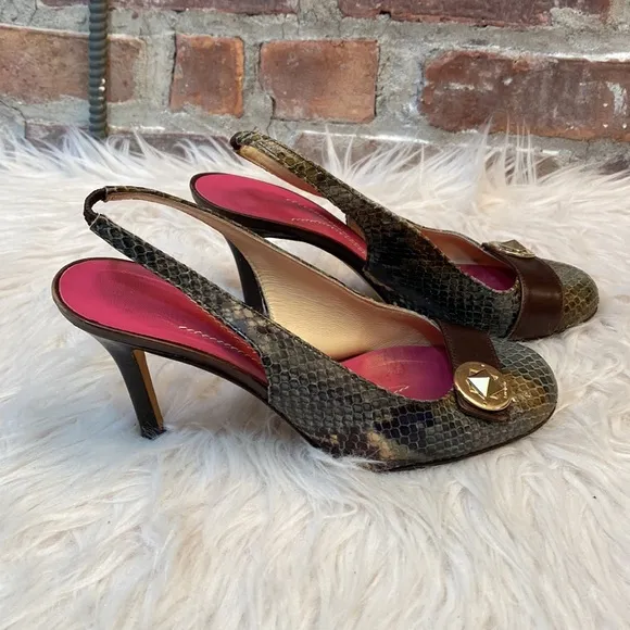 Vintage Kate Spade Slingback Heels, Size 7.5