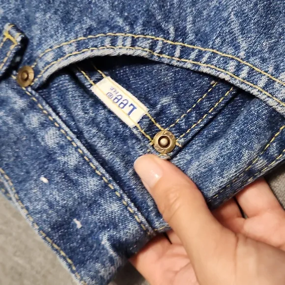 Vintage Lee High Rise Relaxed Baggy Tapered Leg &quot;Mom&quot; Jeans