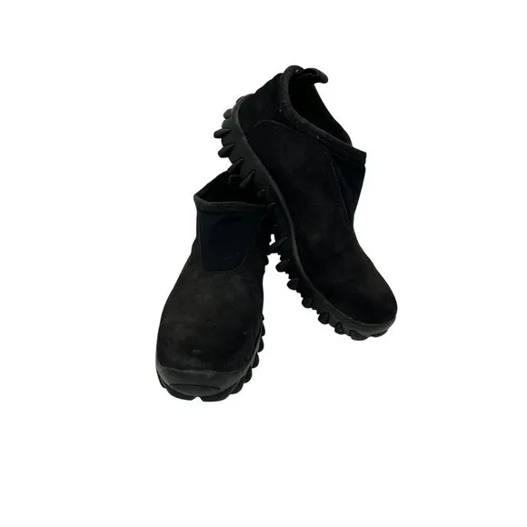 Vintage Salomon Mens Snow Clogs Shoes Size  9.5 Black Contagrip CX Slip-On Rare