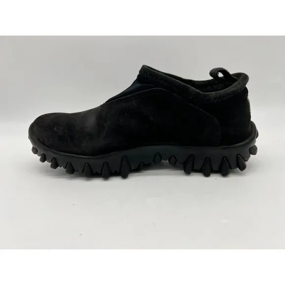 Vintage Salomon Mens Snow Clogs Shoes Size  9.5 Black Contagrip CX Slip-On Rare