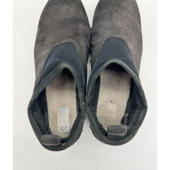 Vintage Salomon Mens Snow Clogs Shoes Size  9.5 Black Contagrip CX Slip-On Rare