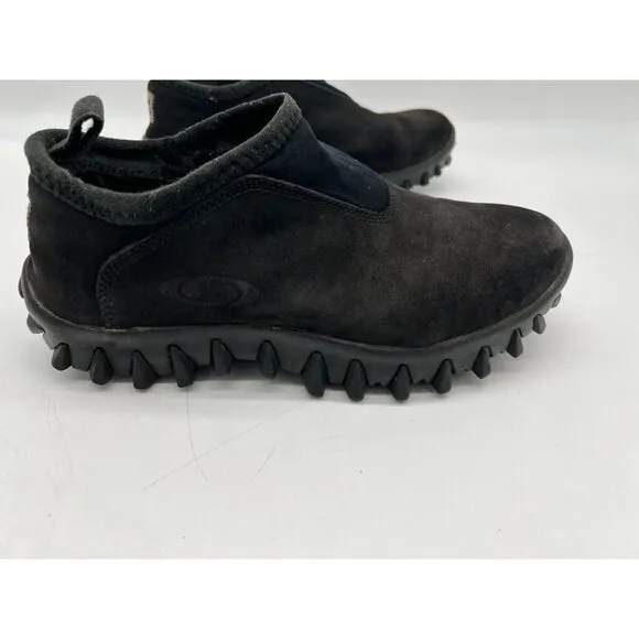 Vintage Salomon Mens Snow Clogs Shoes Size  9.5 Black Contagrip CX Slip-On Rare