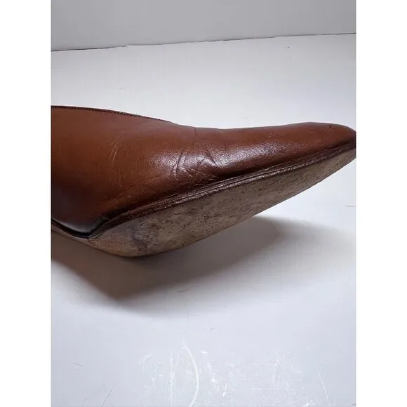 Vintage Shoe Biz Brown Heels 8.5 Narrow