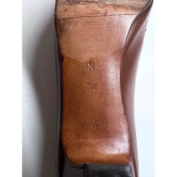 Vintage Shoe Biz Brown Heels 8.5 Narrow