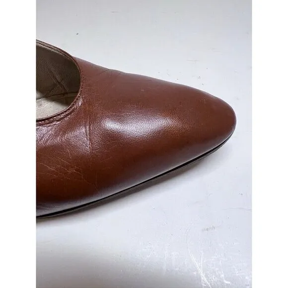 Vintage Shoe Biz Brown Heels 8.5 Narrow