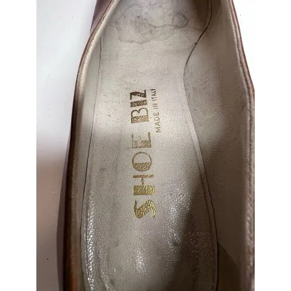 Vintage Shoe Biz Brown Heels 8.5 Narrow