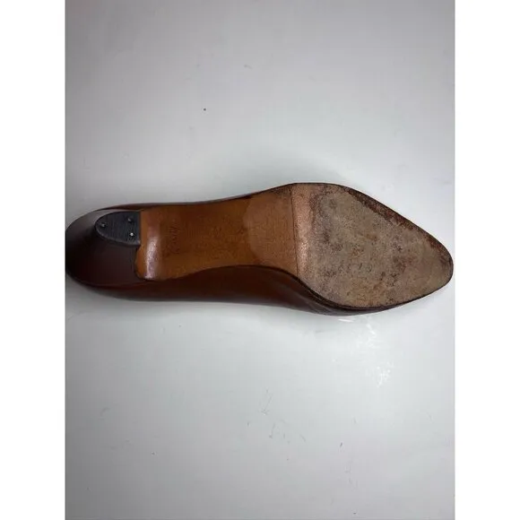 Vintage Shoe Biz Brown Heels 8.5 Narrow