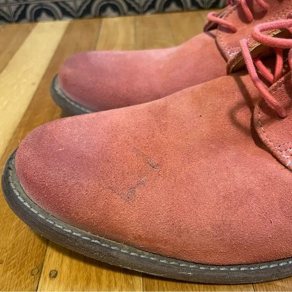Vintage Shoe Company Pink Suede Oxfords VintageDerby