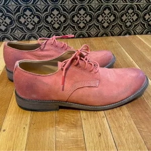 Vintage Shoe Company Pink Suede Oxfords VintageDerby