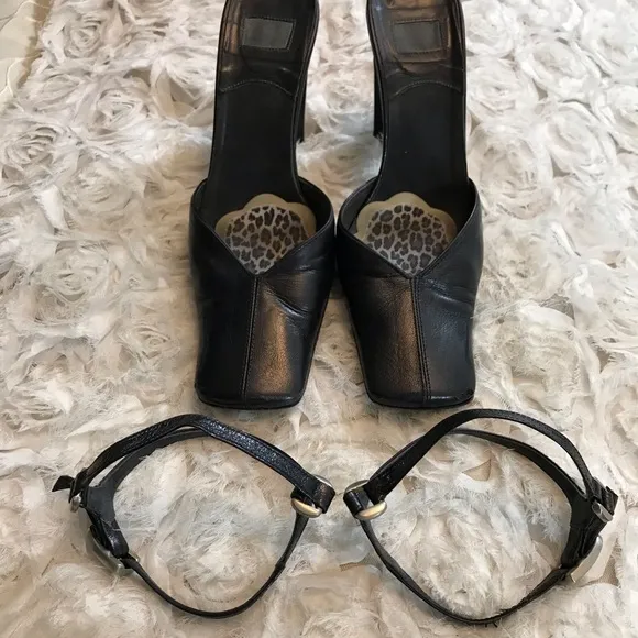 Vintage Square Toe Heel