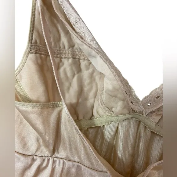 Vintage St.Michael Champagne V-neck Slip