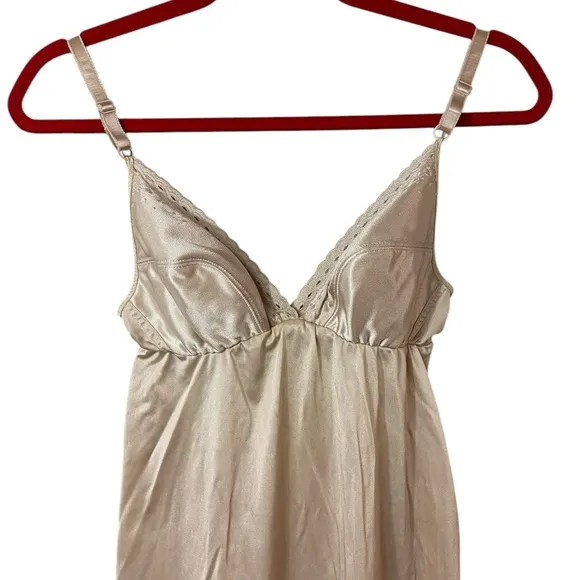 Vintage St.Michael Champagne V-neck Slip