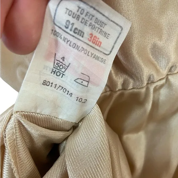 Vintage St.Michael Champagne V-neck Slip