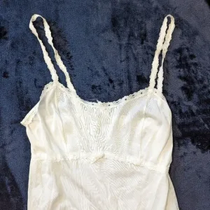 Vintage white slip dress gown