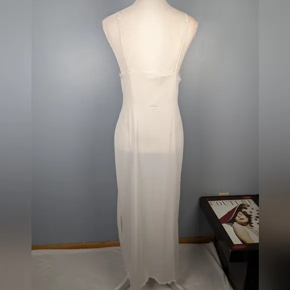 Vintage white slip dress gown