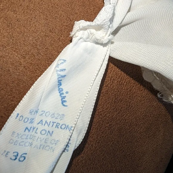 Vintage white slip dress gown