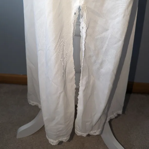 Vintage white slip dress gown