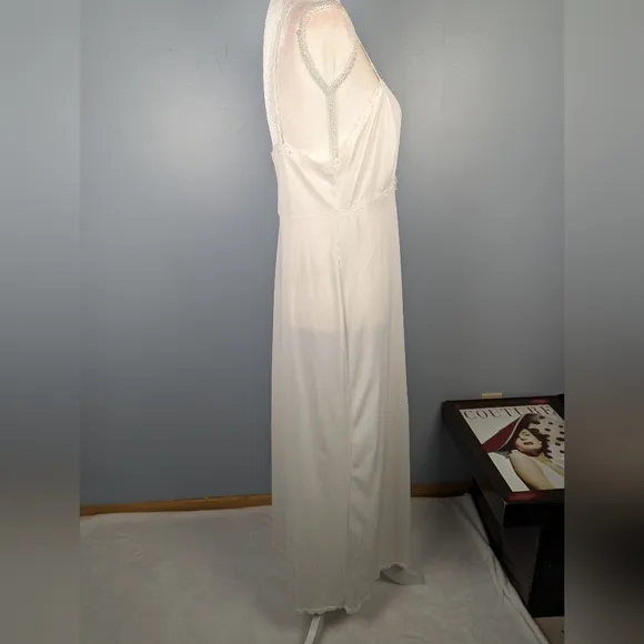 Vintage white slip dress gown