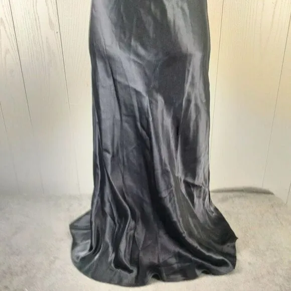 Vintage Y2K 90s Secret Treasures Slip Dress Small Velour Floral Whimsigoth Fairy