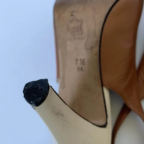 Vintage YSL Yves Saint Laurent Slingback heels 7.5M