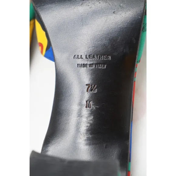 Vintage Yves Saint Laurent Cloth mules from the 1970 Love collection Size 7.5M