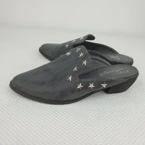 Vintage Havanas Audra Embellished Mules Shoes Gray