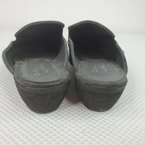 Vintage Havanas Audra Embellished Mules Shoes Gray