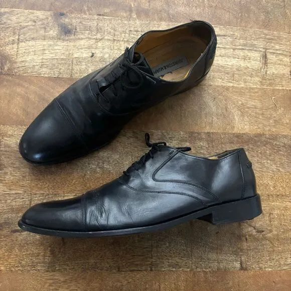 Vintage Johnston &amp; Murphy Cap Toe lace oxfords 12 M