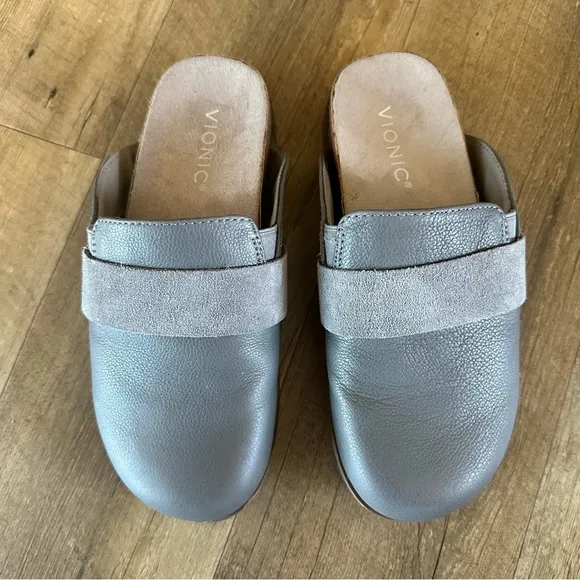 Vionic Ambrosia Leather Mules