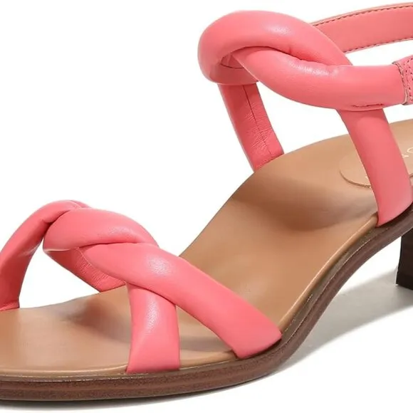 Vionic Angelica Women's Sandals  Size 6.5 Kitten Heels in Shell Pink